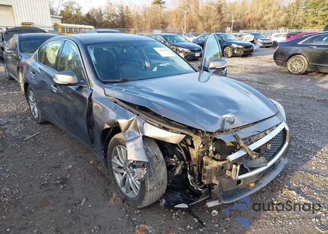 2014 Infiniti Q50 Premium from USA, damaged, VIN JN1BV7ARXEM694988